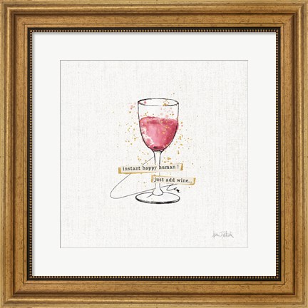 Framed Thoughtful Vines III Print
