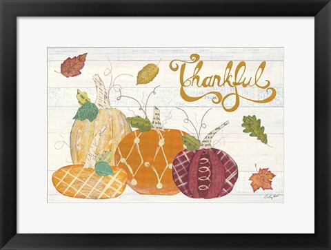 Framed Autumn Bounty V Print