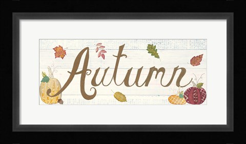 Framed Autumn Bounty IV Print