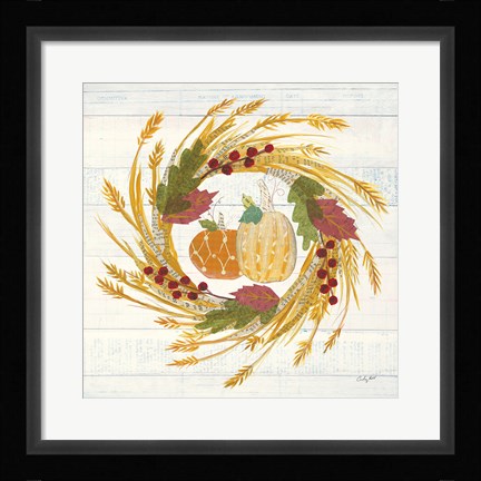 Framed Autumn Bounty II Print