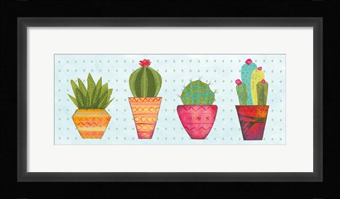 Framed Southwest Cactus VI Print