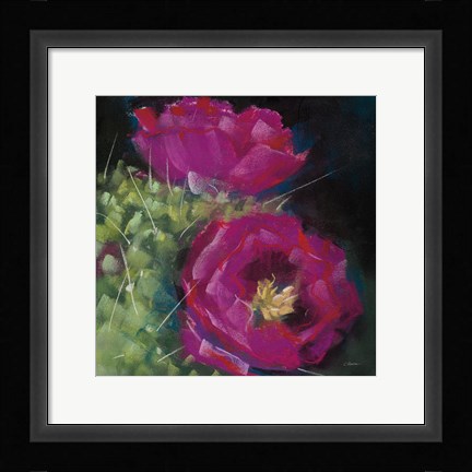 Framed Blooming Succulent III Print