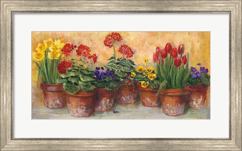 Framed Spring in the Greenhouse Print