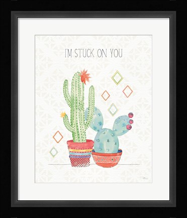 Framed Sweet Succulents II Print