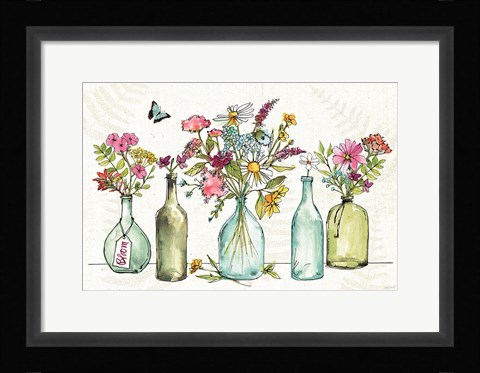Framed Simply Petals I Print