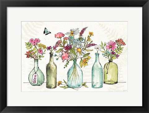 Framed Simply Petals I Print