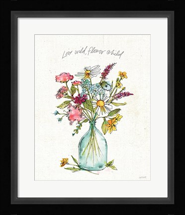 Framed Simply Petals II Print