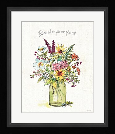 Framed Simply Petals III Print