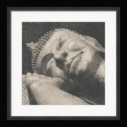 Framed Reclining Buddha Print