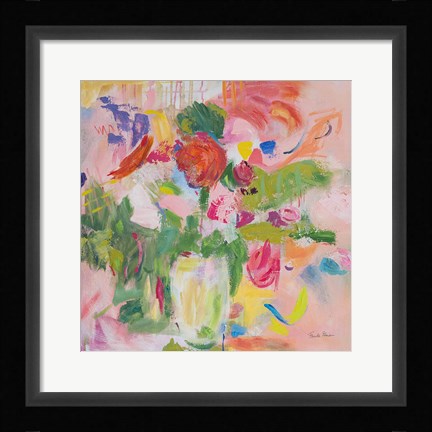 Framed Pink Impressionism Print