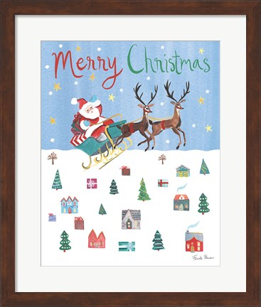 Framed Holiday Festivities IV Print