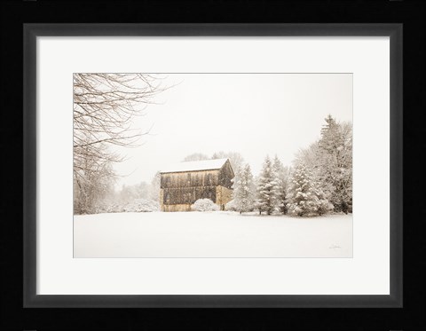 Framed First snow Print