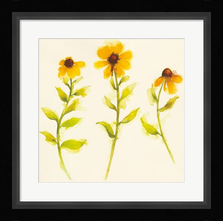 Framed Americana Meadow Element I Print