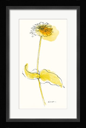 Framed Zinnia V Print