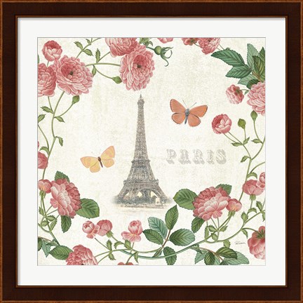 Framed Paris Arbor V Print