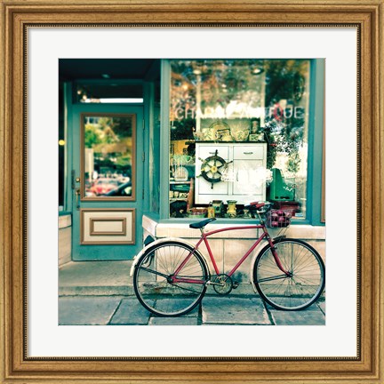Framed Sunday Morning Bike Print