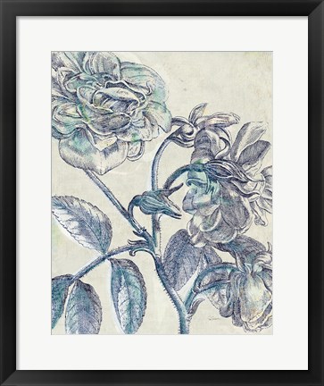 Framed Belle Fleur I Crop Print