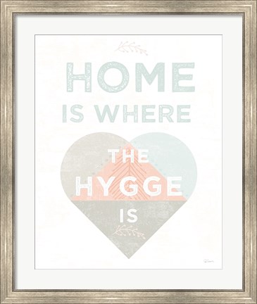 Framed Cozy Hygge I Print