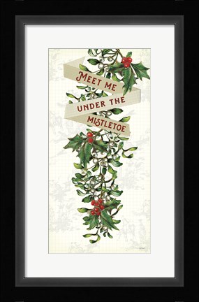 Framed Yuletide VI Print