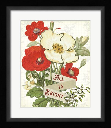 Framed Yuletide III Print