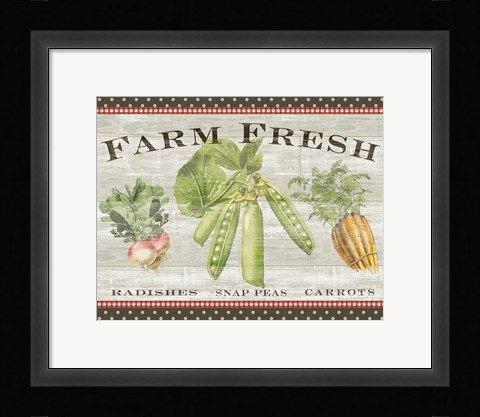 Framed Farm Fresh Print