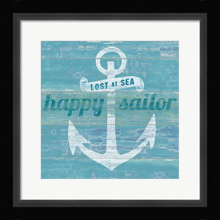 Framed Drift Anchor Print