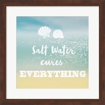 Framed Salt water Cure Print
