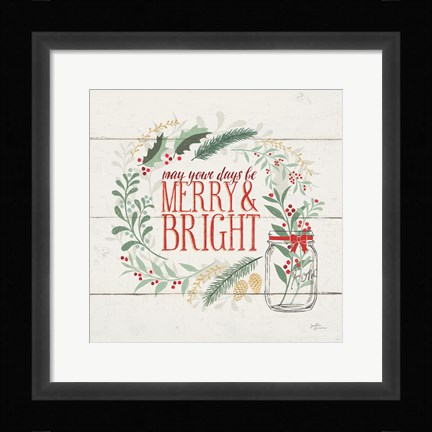 Framed Seasons Greetings II Print