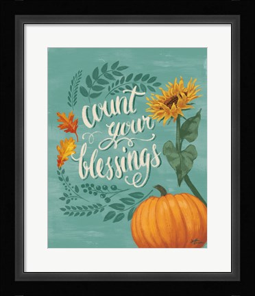 Framed Harvest Delight IV No Wood Print