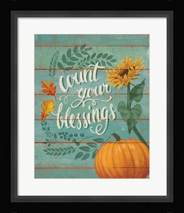 Framed Harvest Delight IV Print