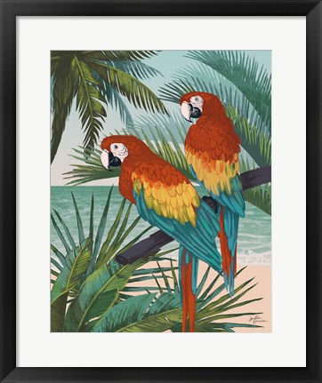 Framed Welcome to Paradise X Print