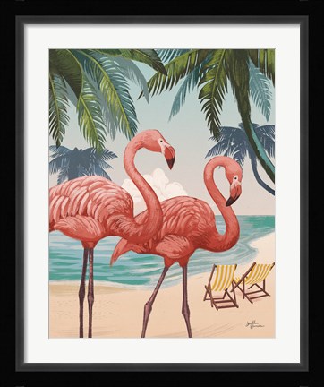 Framed Welcome to Paradise VIII Print