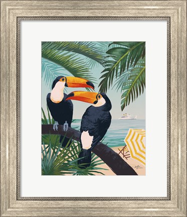Framed Welcome to Paradise VII Print