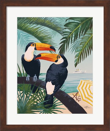 Framed Welcome to Paradise VII Print