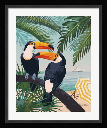 Framed Welcome to Paradise VII Print
