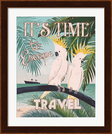Framed Welcome to Paradise IV Print