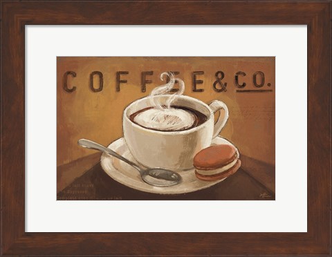 Framed Coffee and Co V Print