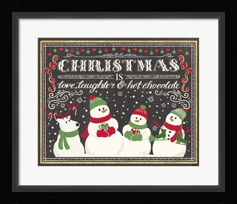 Framed Winter Wonderland V Print