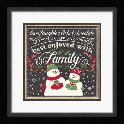 Framed Winter Wonderland II Print