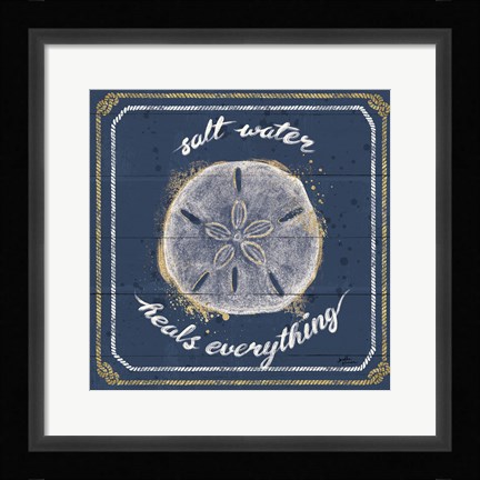 Framed Calm Seas IV Print