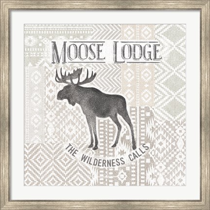 Framed Soft Lodge IV Print