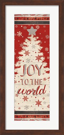 Framed Holiday in the Woods V Print