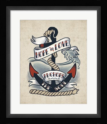 Framed Sailor Wisdom I Print