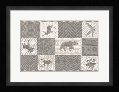 Framed Soft Lodge IX Print