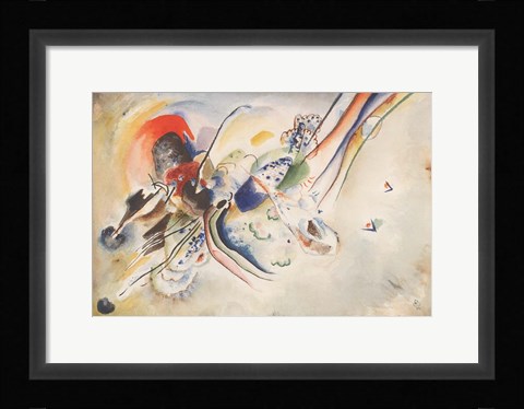 Framed Study for Picture with Two Red Spots, 1916 Print