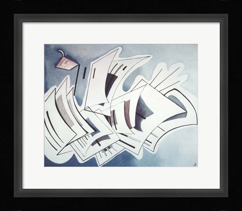 Framed Slight Tension, 1935 Print