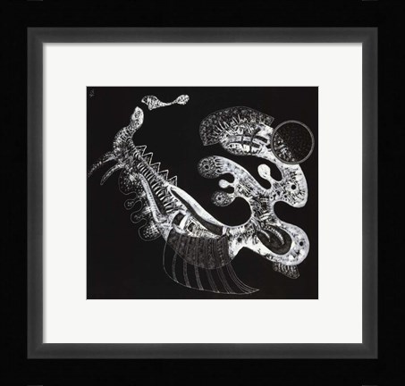 Framed Black and White, 20th Century Print