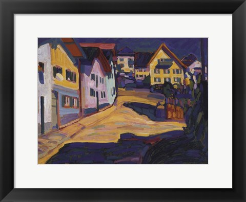 Framed Murnau Burggrabenstrasse, 1908 Print