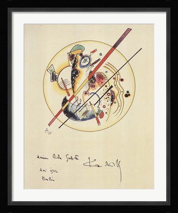 Framed Aquarelle aus Dem, 1922 Print