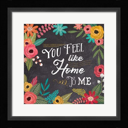 Framed Travel Blossoms III Print